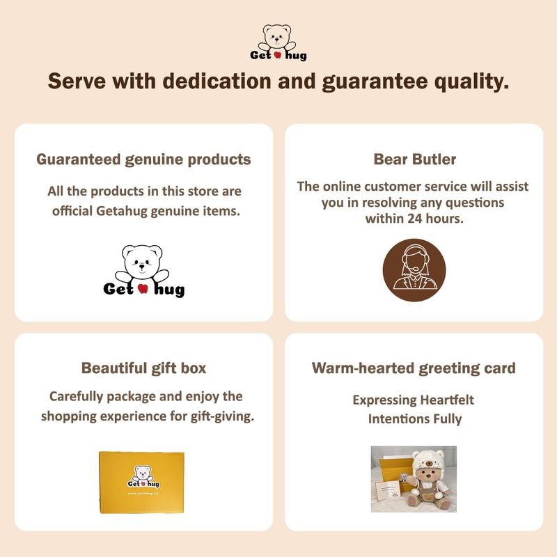 Cuddly Teddy Bear Collection – Different Styles with Changeable Outfits!