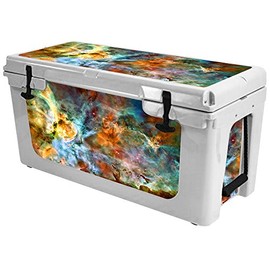 MightySkins (Cooler Not Included) Skin Compatible with RTIC 65 Cooler (2017 Model) - Space Cloud | Protective, Durable, and Unique Vinyl Decal wrap Cover | Easy to Apply | Made in The USA