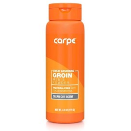 Polvo absorbente de sudor excesivo de la ingle (para hombres) – diseñado para la máxima absorción del sudor – libre de desorden y fricción, para evita