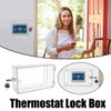 AIMALL Thermostat Lock Box with Key – Transparent Protective Cover