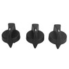 3 Pcs AC Heat Control Knob 121 0001 000 Heater