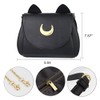 FZ FANTASTIC ZONE Moon Luna Cat Purses Pu Leather Gothic