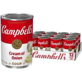 Campbell's Condensed Cream of Onion Soup, 10.5 oz Can (12 Pack)