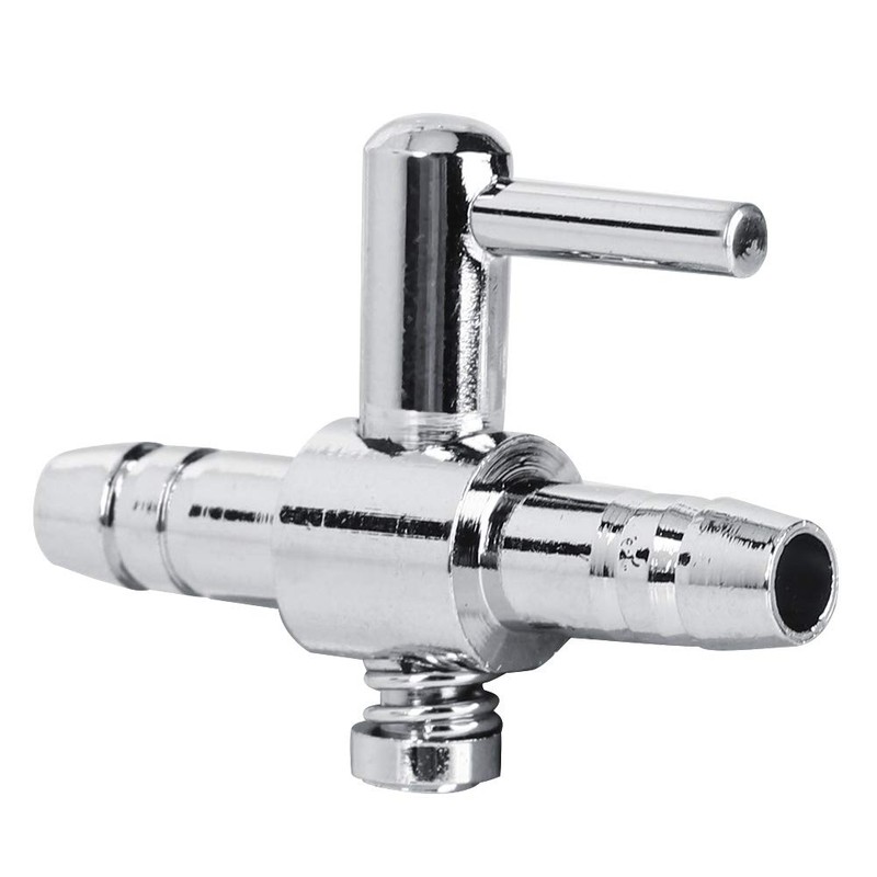 Tnfeeon 10pcs Aquarium Air Flow Control Valve Stainless Steel Aquarium