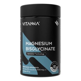 Magnesio Bisglicinato Quelado Liposomal 500mg 90 Cápsulas