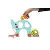 JAMARA Kidiwood 460875 Wooden Toy Pull Elephant Family, 3 Pieces,