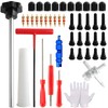 45 PCS Valve Stem Core Removal Replacement Tool Kit, Tire