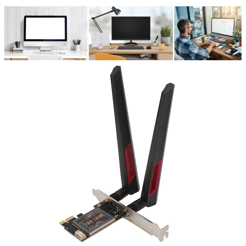 QCNFA765 WiFi 6E Card 6000Mbps 2.4G 5G 6G Bluetooth 5.2