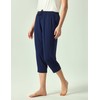 GYS Bamboo Viscose Women Capri Pajama Pants Comfy Jogger Lounge