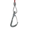 1 Trailer Breakaway Rope Emergency Brake Cable 1 m Red