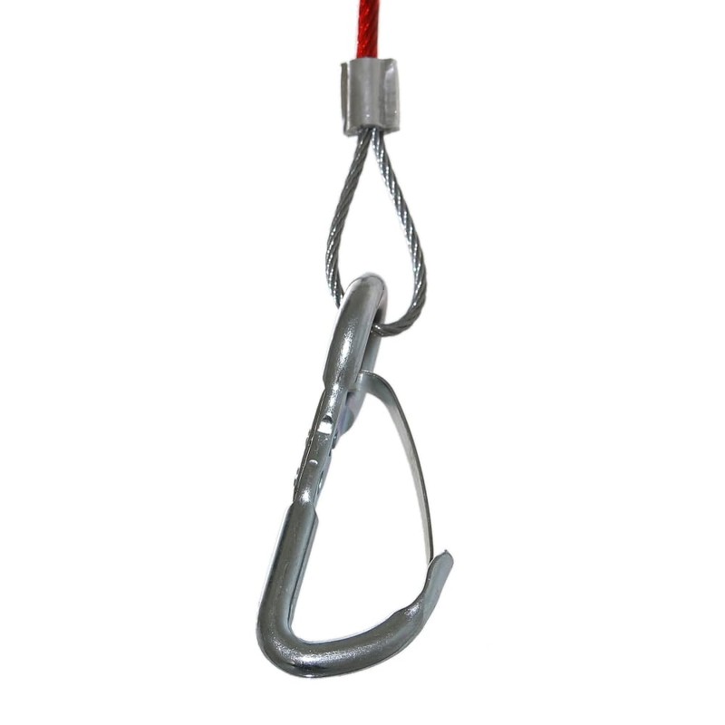 1 Trailer Breakaway Rope Emergency Brake Cable 1 m Red