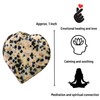 Amazing Gemstone Dalmatian Jasper Stone Heart - Pack of 2