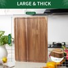 Acacia Wood Cutting Board for Kitchen, 20'' X 15'' X