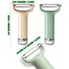 Potato Peeler, 420 Stainless Steel Blade, Non-Slip Handle, 2-Pack