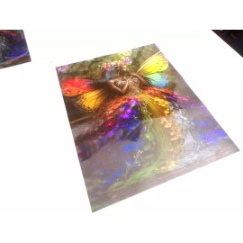 IntheTruth Exquisite Angel and Butterfly Iron On Heat Stamp