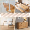 100PCS Solid Wood Pocket Hole Plugs, 3/8 Inch Pine Wood