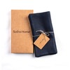 Solino Home 100% Pure Linen Cocktail Napkins - 9 x