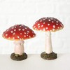Toadstool Garden Decoration Resin Set of 2