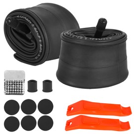 RUTU (2 pack) 18x2.125 Tube 57-355, 18x1.95 Bike Tube Compatible with Mountain/Off Road Bike 18x2.0 18x2.1 18x2.125 18x2.15 Bicycle Tires Like BMX Bike Joystar Balance Bike