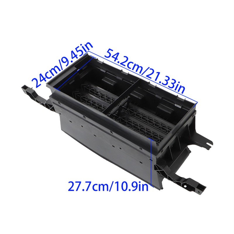 ANTUKO Lower Radiator Grille Shutter with Actuator Motor Replacement for