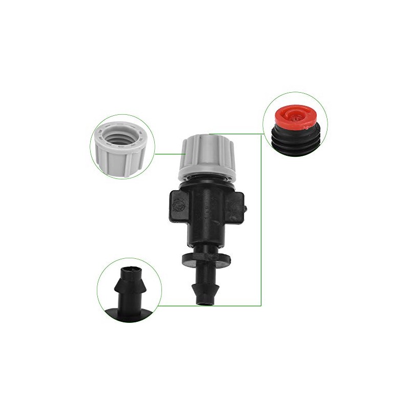50pcs/Set Misting Nozzles Sprinkler Head Atomizer for Patio Garden Agricultural
