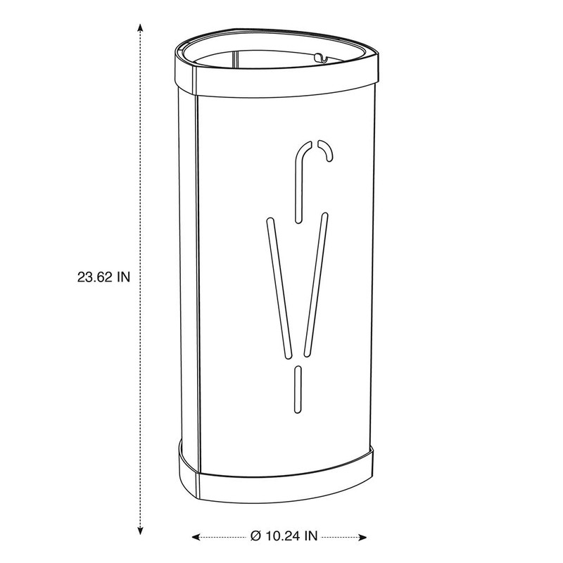 Alba - Triangular Umbrella Stand - Umbrella Holder - High