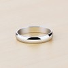 Meixao Unisex Solid 925 Sterling Silver Highly Polished Wedding Ring