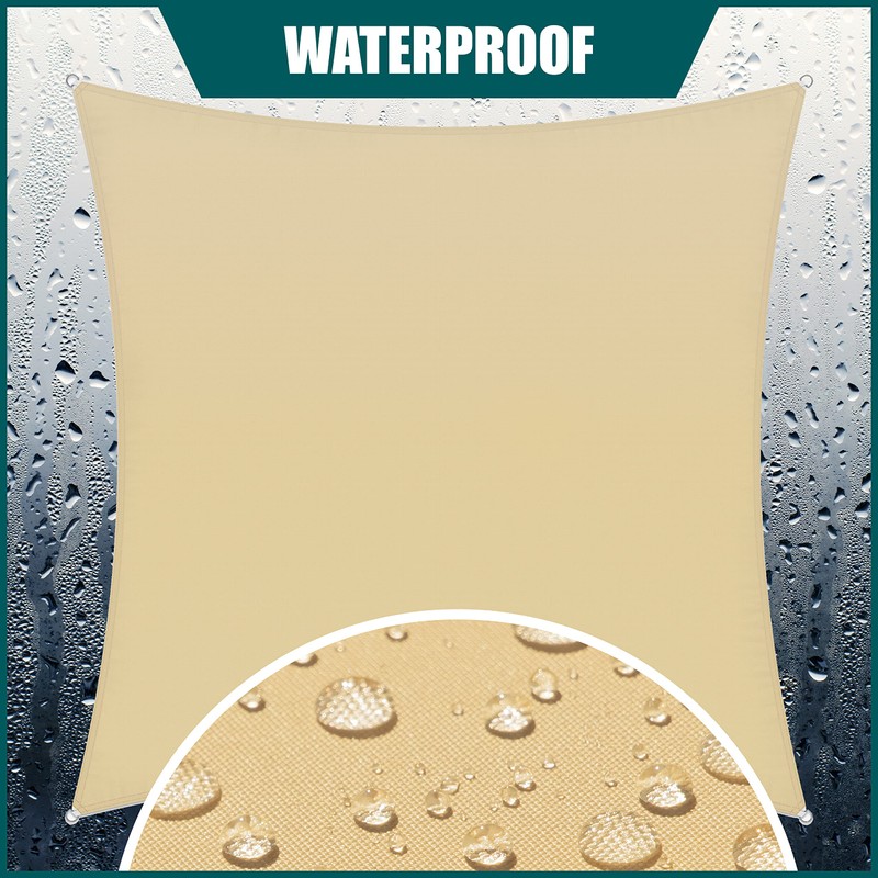 Royal Shade 6' x 8' Rainbow Rectangle Waterproof Sun Shade