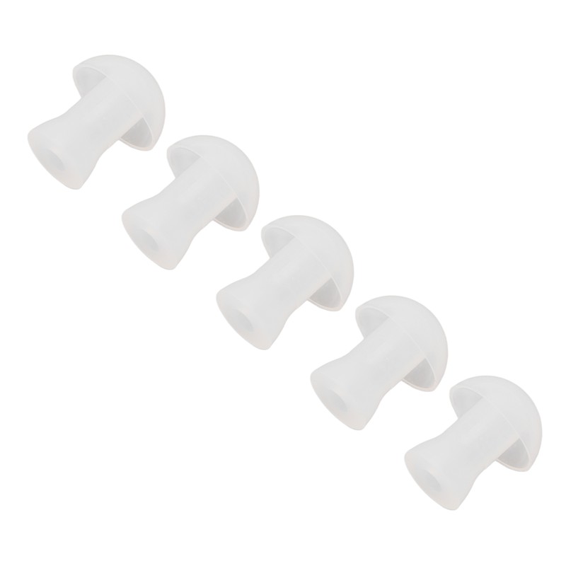 30pcs Hearing Amplifiers Eartips Soft Silicone White Accessories Replacement Earbud