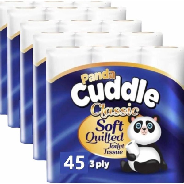 45 Bulk Buy Softesse Cuddle Unscented Soft Quilted Toilet Rolls