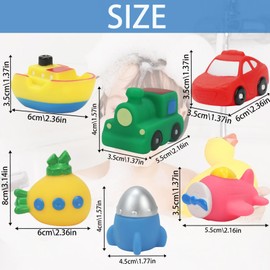 YOUYIKE LED Badewannen Spielzeug Kinder, leuchtende Badespielzeuge, Kleinkind Badespielzeug mit Licht, Badespielzeug Baby ab 1 2 3 Jahr, Leuchtet Wasserspielzeug für Kleinkinder Jungen Mädchen