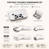 Portable Folding Cutlery Set for Kids – 3-Piece Stainless Steel