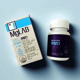 Maglab Macaldi Magnesium Calcium Vitamin D Chalmadee 60 tablets Vitamin K Chalmadee 60 tablets (for 30 days) / 마그랩 마칼디 마그네슘 칼슘 비타민D 칼마디 60정 비타민K 칼마디 60정(30일분)