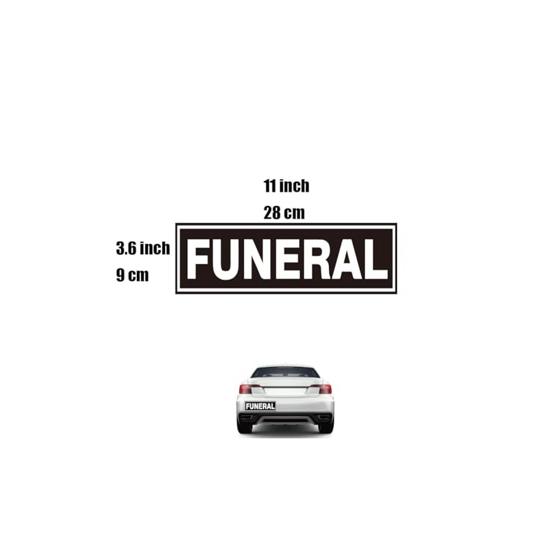 Funeral Car Magnets - Magnets for Funeral Procession | Funeral