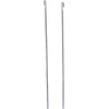 2 Pcs Metal Beading Needles Set, Steel Wood Bead Needle