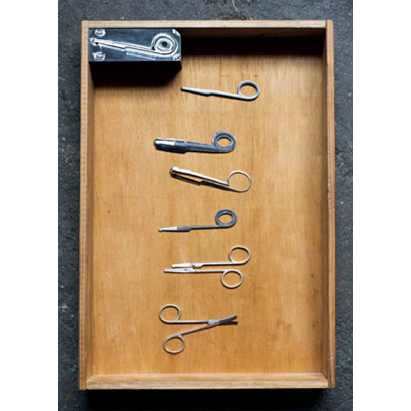 MUJI 15844456 Steel Eyebrow Cutting Scissors Total Length Approx. 3.5