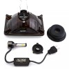 OCTANE LIGHTING 4X6" LED Crystal Yellow Glass Metal Headlight 4000Lm