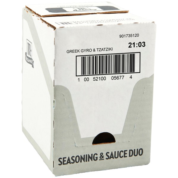 McCormick McCormick Greek Style Gyro Seasoning with Tzatziki Sauce Mix,