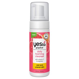 Yes To Grapefruit Daily Foaming Cleanser, Brightening Face Wash That Removes Make Up & Impurities Without Stripping Skin & Leaves You Glowing, With Vitamin C, Natural, Vegan & Cruelty Free, 5 Fl Oz