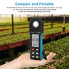 Digital Light Meter, 1-400000Lux Illuminance Meter with Large LCD Screen