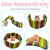 2PCS Hamster Climbing Bridge Ladder Ramp Chinchilla Wooden Suspension Bridge