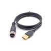 Elecbee M12 to USB Cable M12 4Pin A Code Female