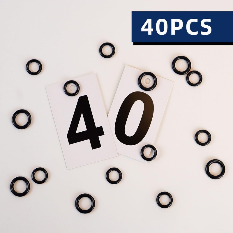TKYPZY 40 Pack Power Pressure Washer O-Rings for 1/4" &