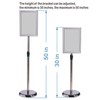 BAISALJI 2 Sets Heavy Duty Stainless Steel Poster Sign holder