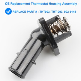 Thermostat Housing Assembly, Replace ‎THT003, THT-003, 902-5148 Compatible with Toyota V6 4.0L - 2003-2022 4Runner, 2007-2014 Fj Cruiser, 2005-2015 Tacoma, 2005-2014 Tundra 4.0L