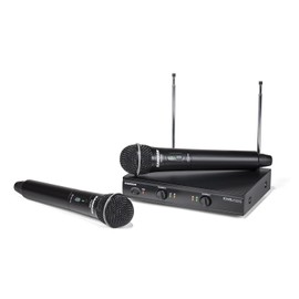 Samson Stage 200 Dual-Channel Handheld VHF Wireless System with Two Q6 Dynamic Microphones (Group B)