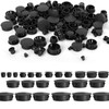 Godneei 120 Pcs Hole Plug Drill Cap Plastic Hole Plug
