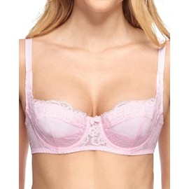 Susa Women's Sewn Dirndl Bra Pink Pink