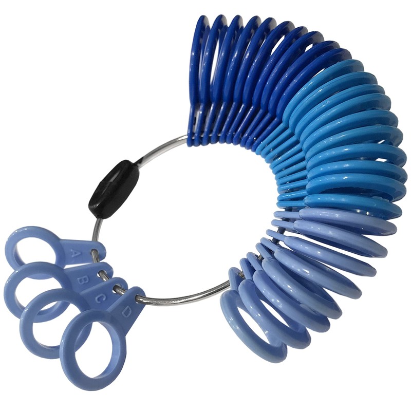 UK Finger Sizer Ring Gauge (B) : British Sizes A-Z