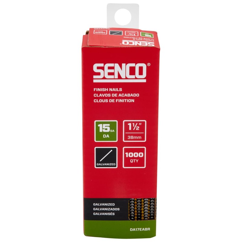 SENCO DA17EABR 34 Degree Collated Finish Nails, 15 Gauge, 1-1/2